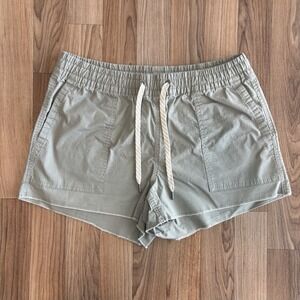 Vuori Womens Shorts Small Green Vintage Ripstop Drawstring Pull On Athleisure